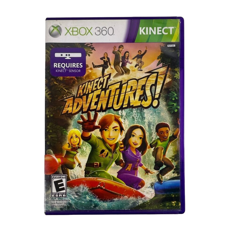 Kinect Adventures! Xbox 360 Kinect Video Game Multiplayer Co-op Motion Control
